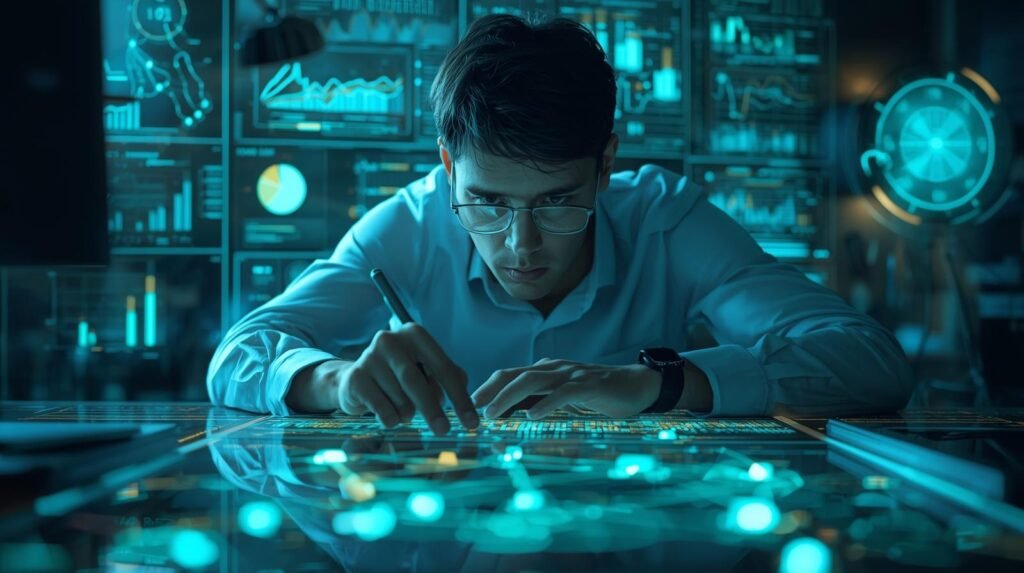 una persona que hace automatización de reportes y métricas clave